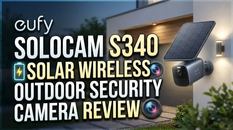 Eufy SoloCam S340 Solar Wireless Outdoor Security Camera Review 2026