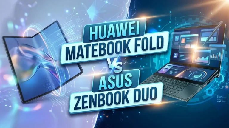 Huawei MateBook Fold vs ASUS ZenBook Duo: Which Dual Screen Laptop Wins?
